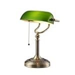 Grüner Schirm für helles Licht: Analyse einer Lampe mit grünem Schirm